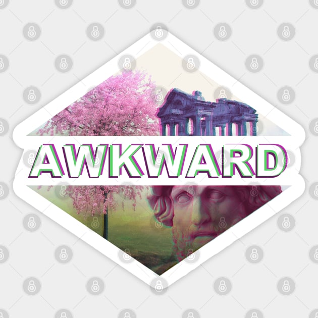 awkward aesthetic collage Sticker by FandomizedRose